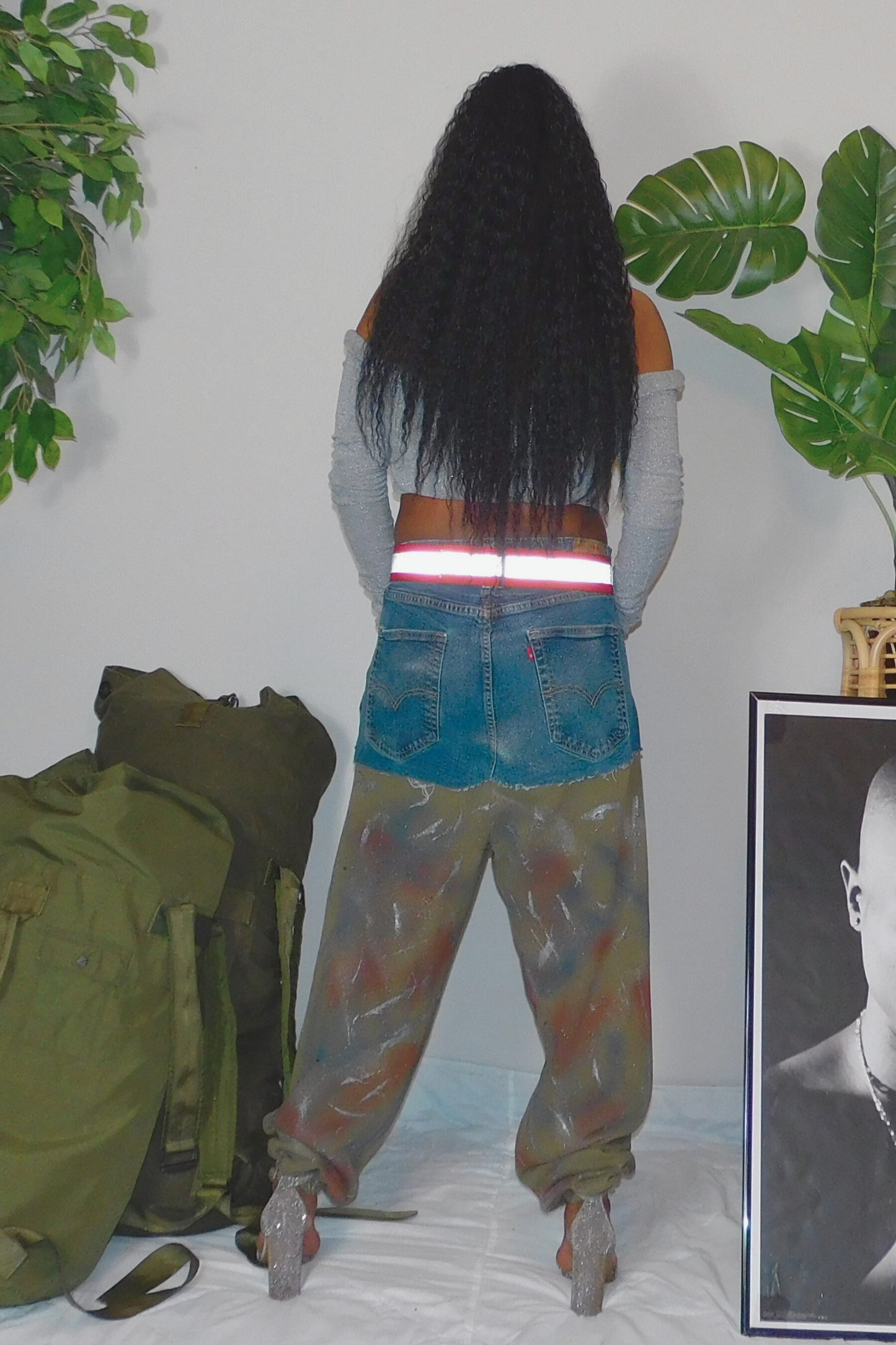 SOLDIER OF FORCE Rotten To The Core! Denim Sweatpants