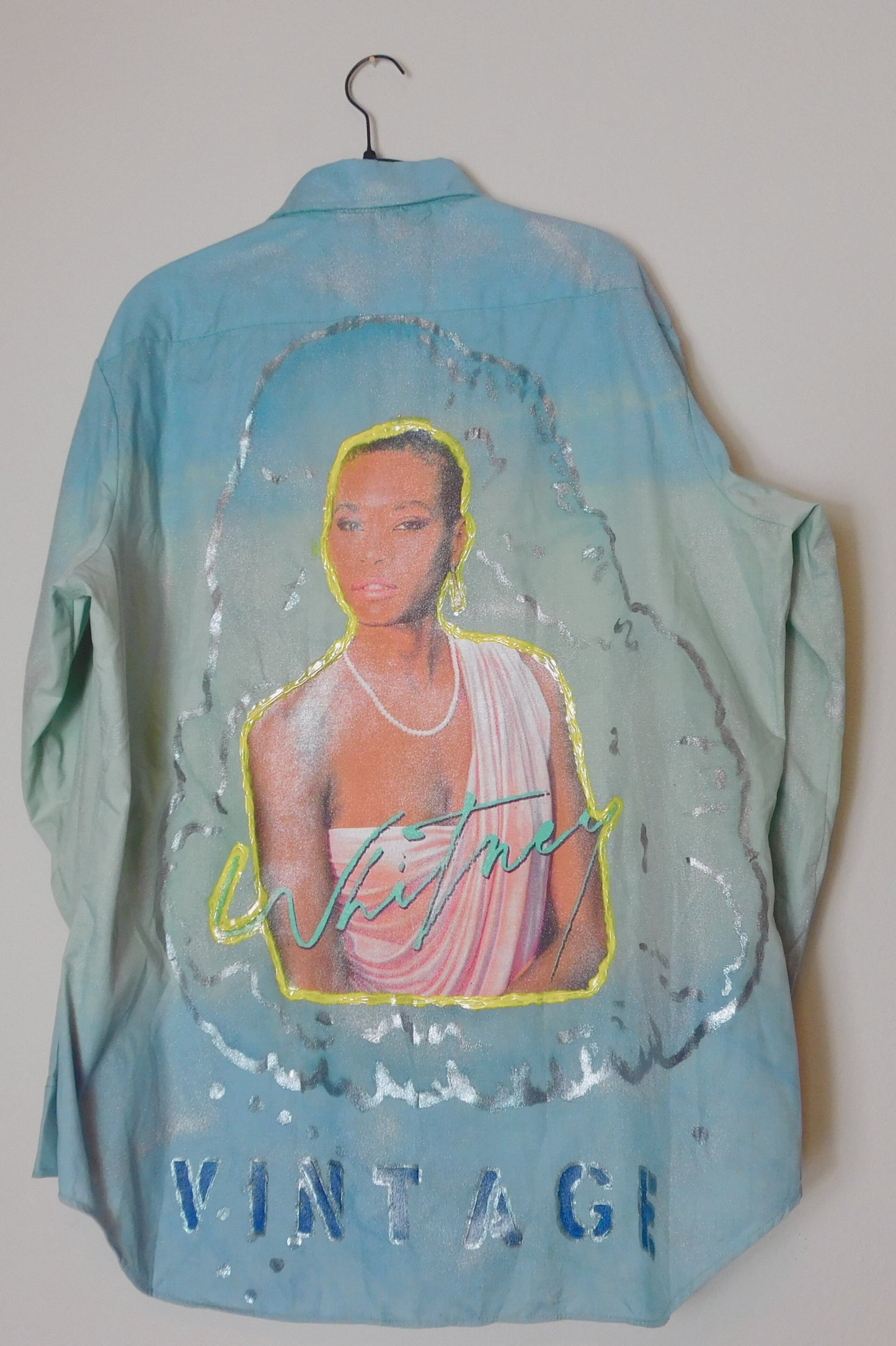 SOLDIER OF FORCE Voice Of An Angel Ombre Button Up Top