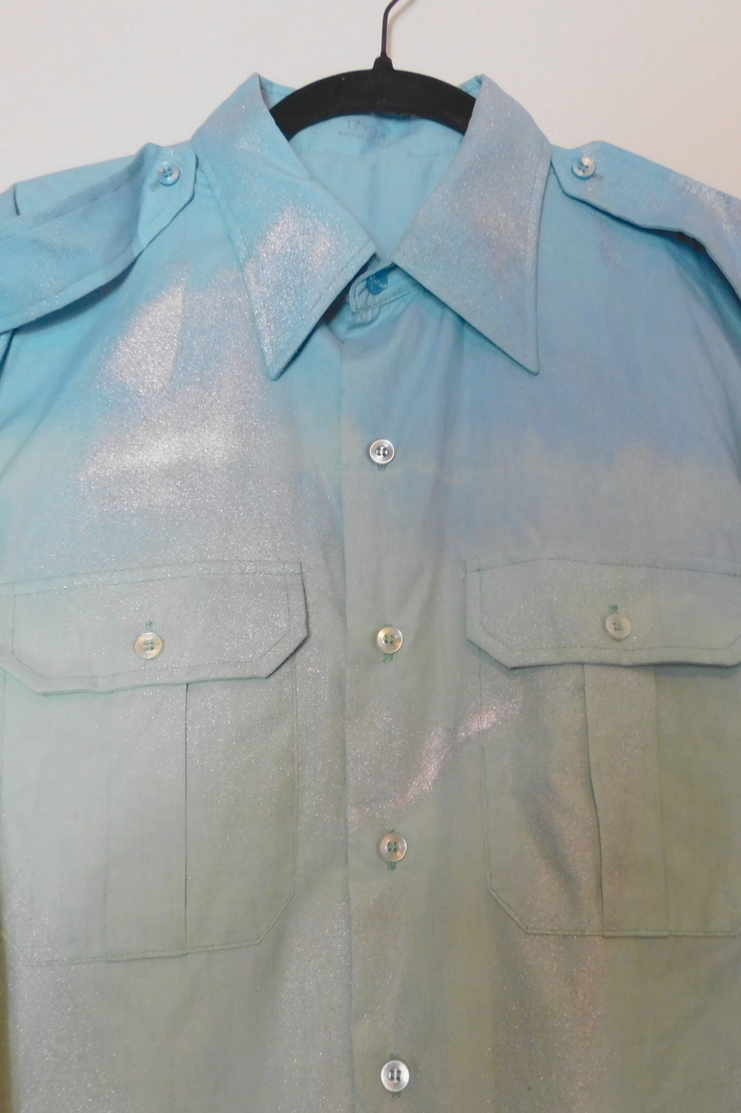 SOLDIER OF FORCE Voice Of An Angel Ombre Button Up Top