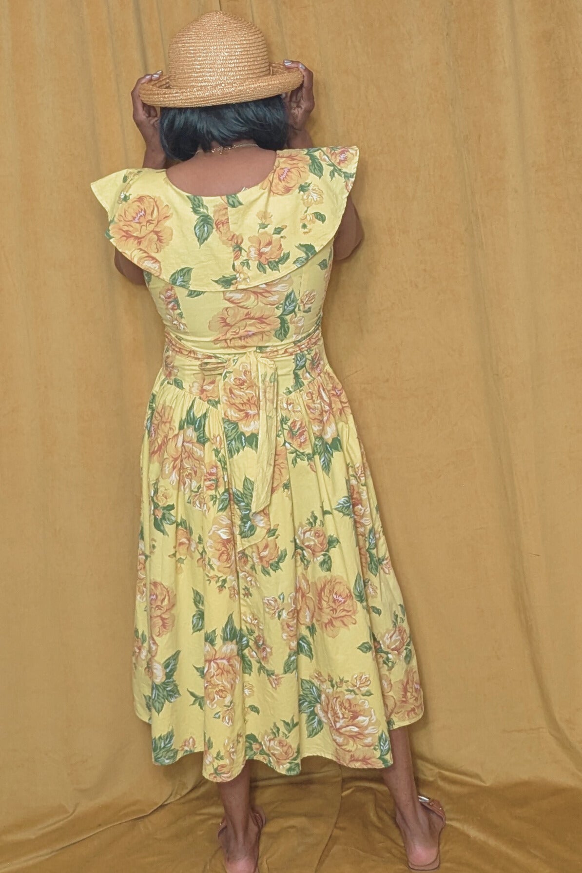 Romantic Summer Dream Country Romance Dyed Floral Dress