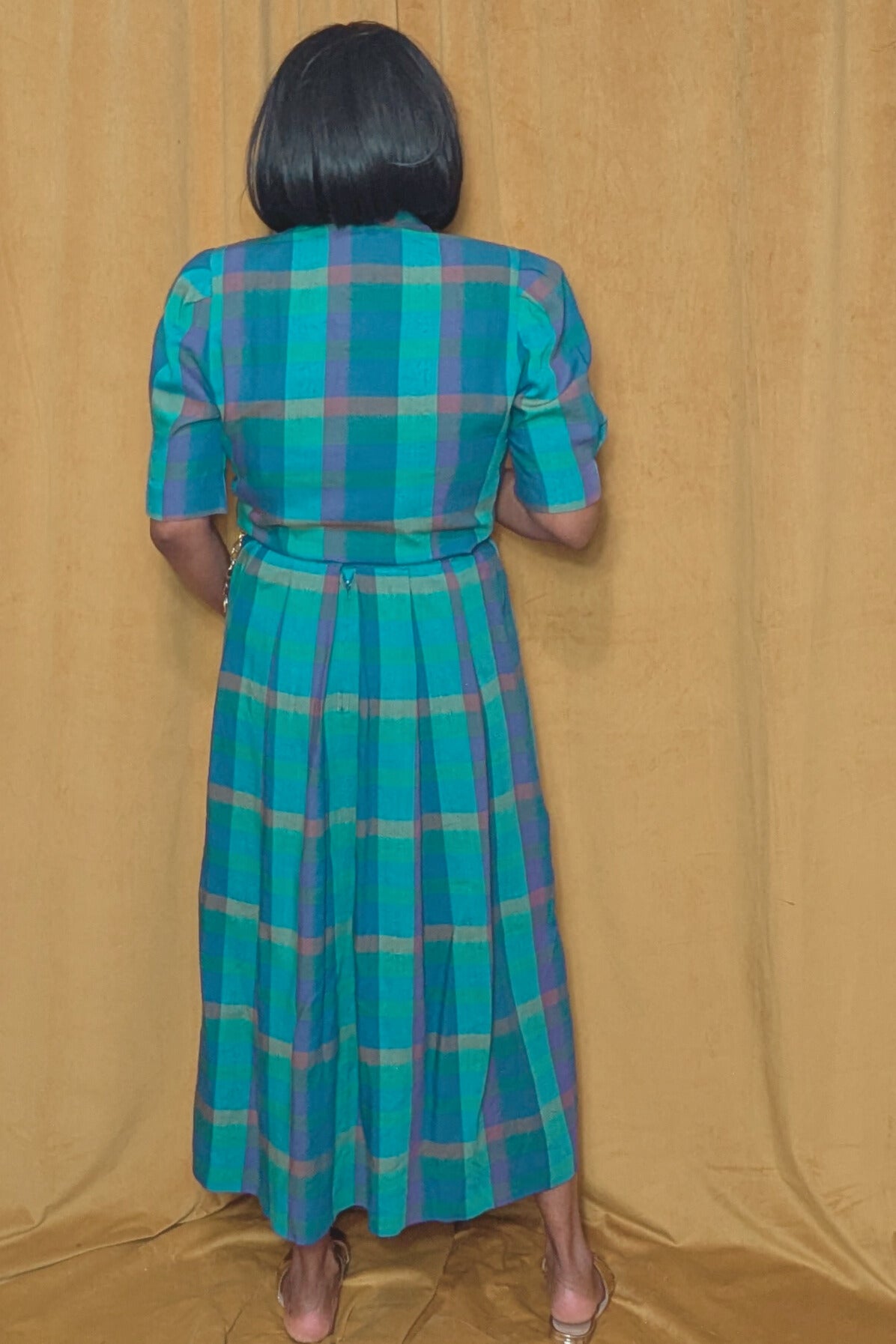 I'm A Statement Plaid Skirt Set