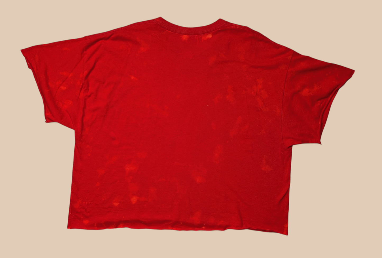 Genuine Merchandise "Atlanta" Bleached Out Crop Tee