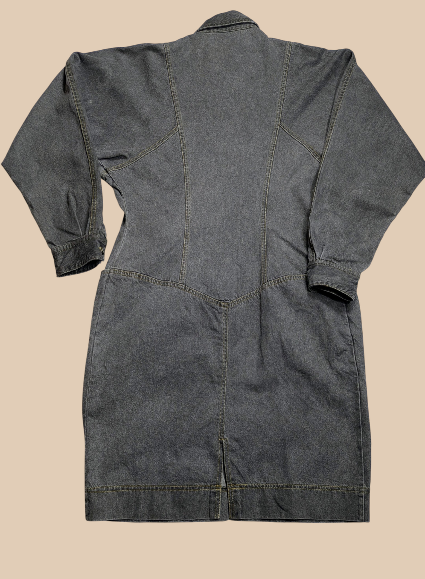 80s Alain Toussaint Denim Dress