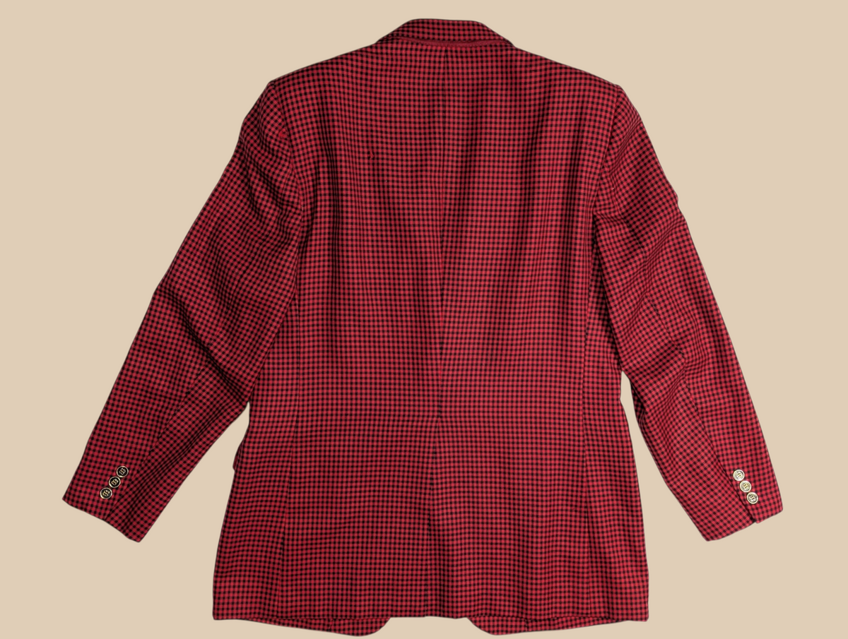 60s Monte Factor Houndstooth Blazer