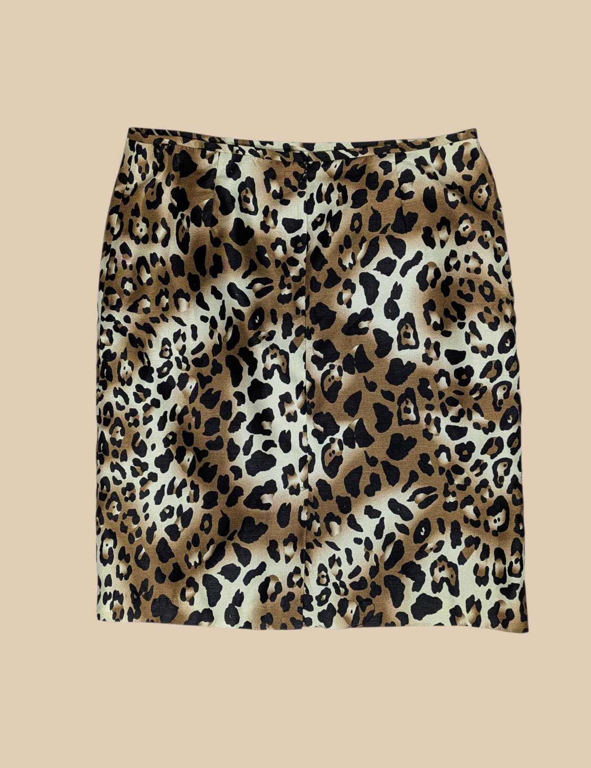 90s Leopard Print Mini Skirt