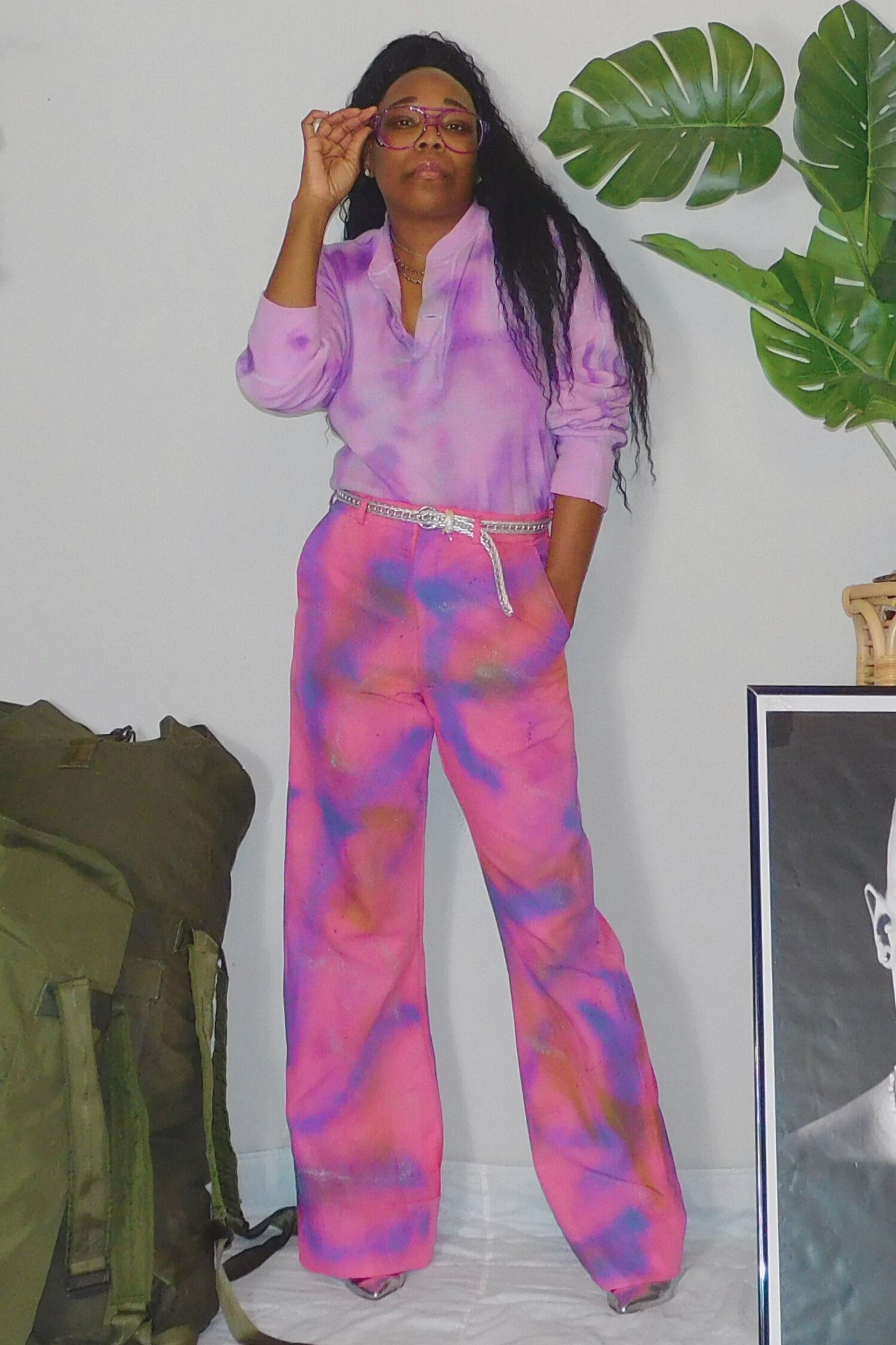 SOLDIER OF FORCE Ready To Sail! Wide Leg High Waist Pant