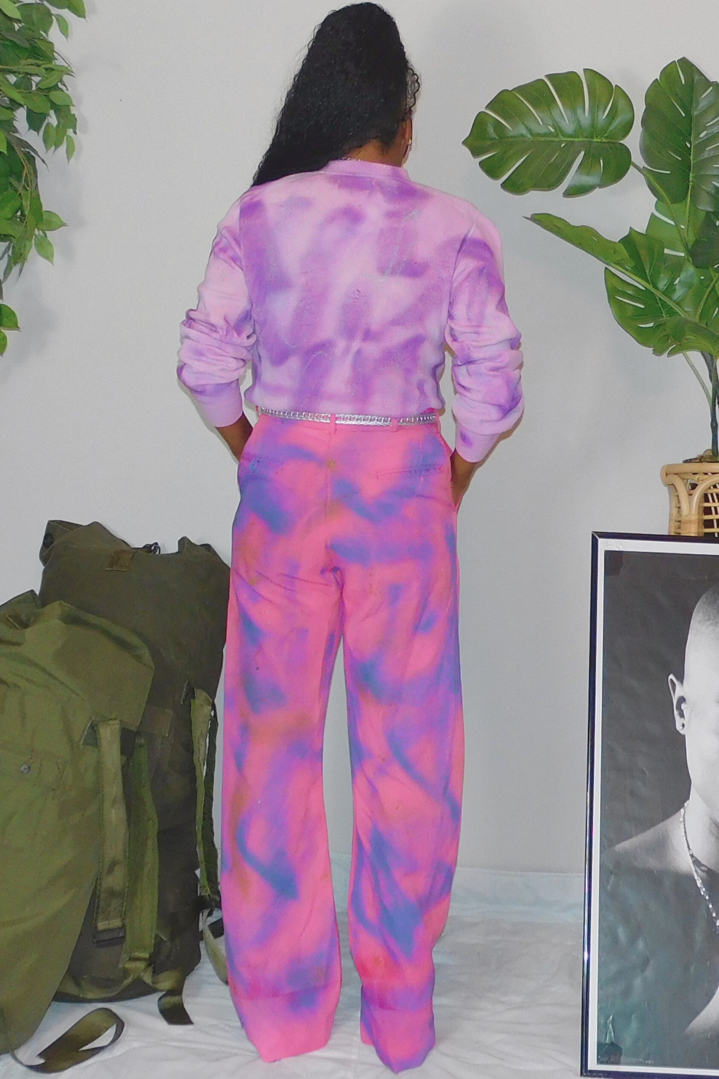 SOLDIER OF FORCE Ready To Sail! Wide Leg High Waist Pant