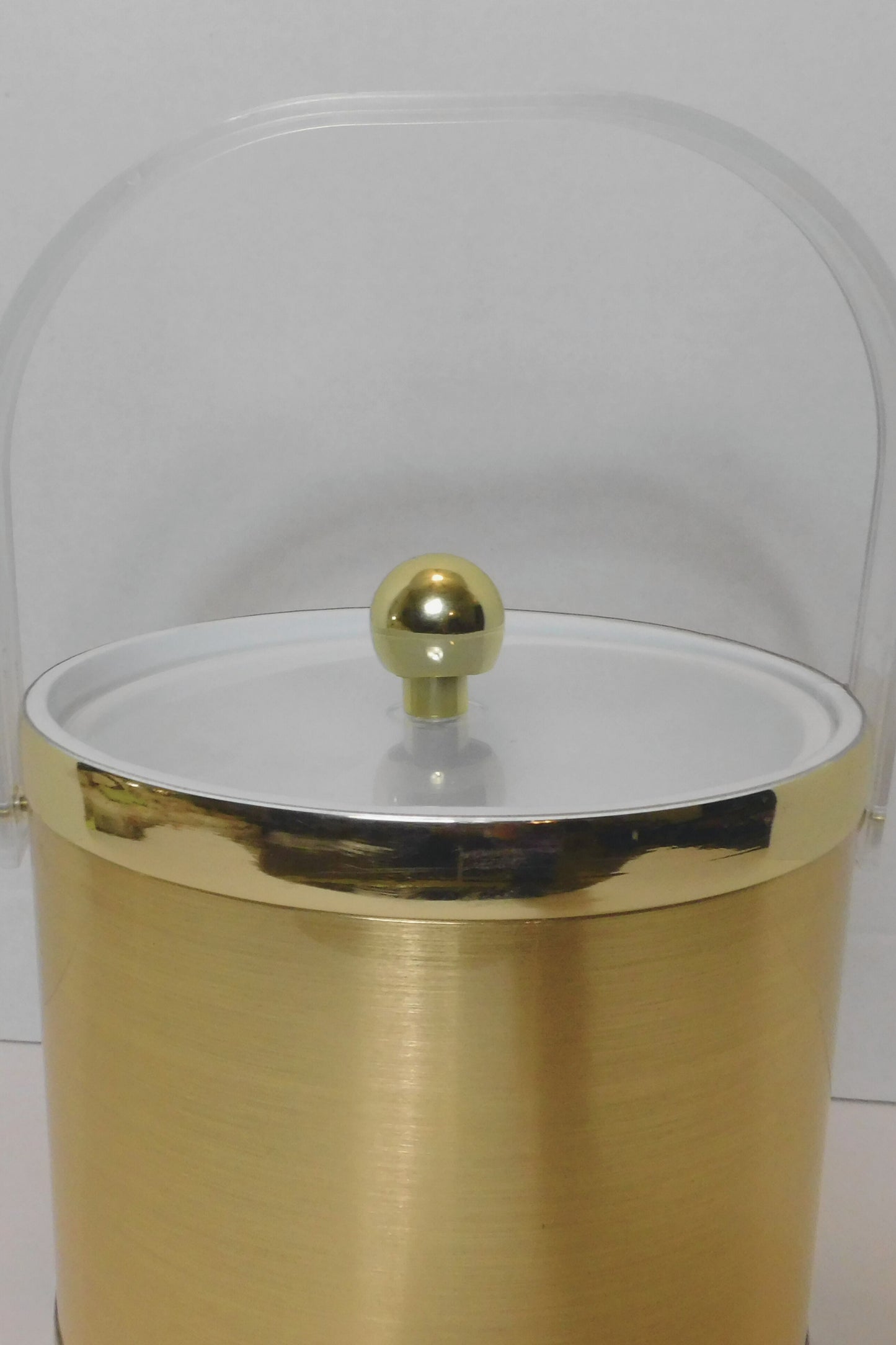 Vintage 80s Gold Ice Bucket