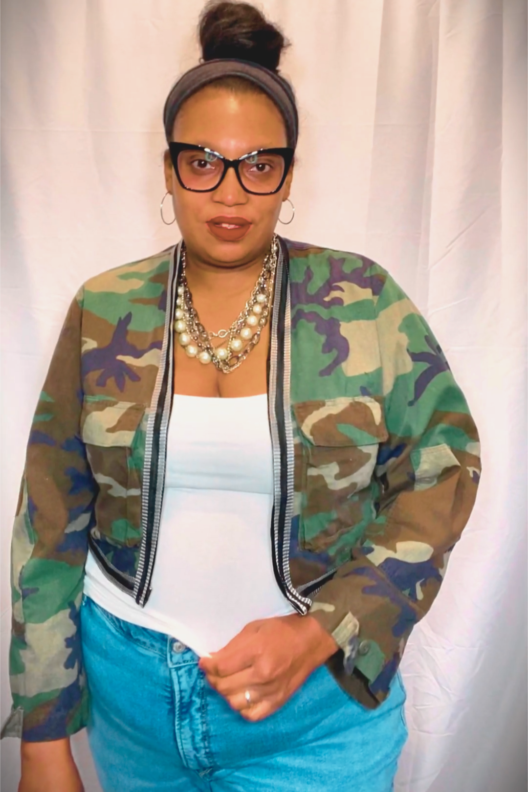 SOLDIER OF FORCE x B'Ok Media Life Thread On This Cropped Camo Jacket
