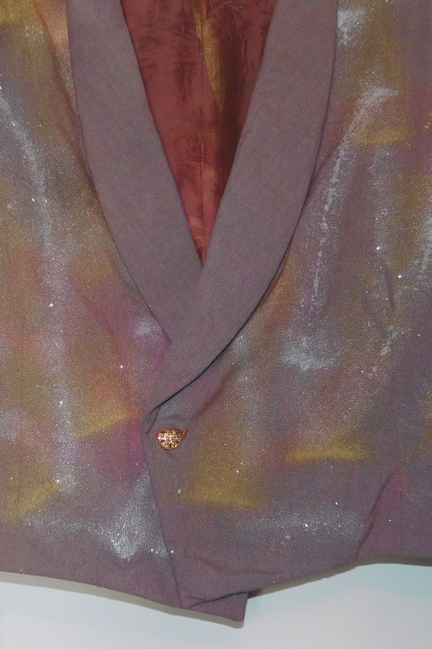 SOLDIER OF FORCE Top Tier Here! Cropped Tuxedo Blazer