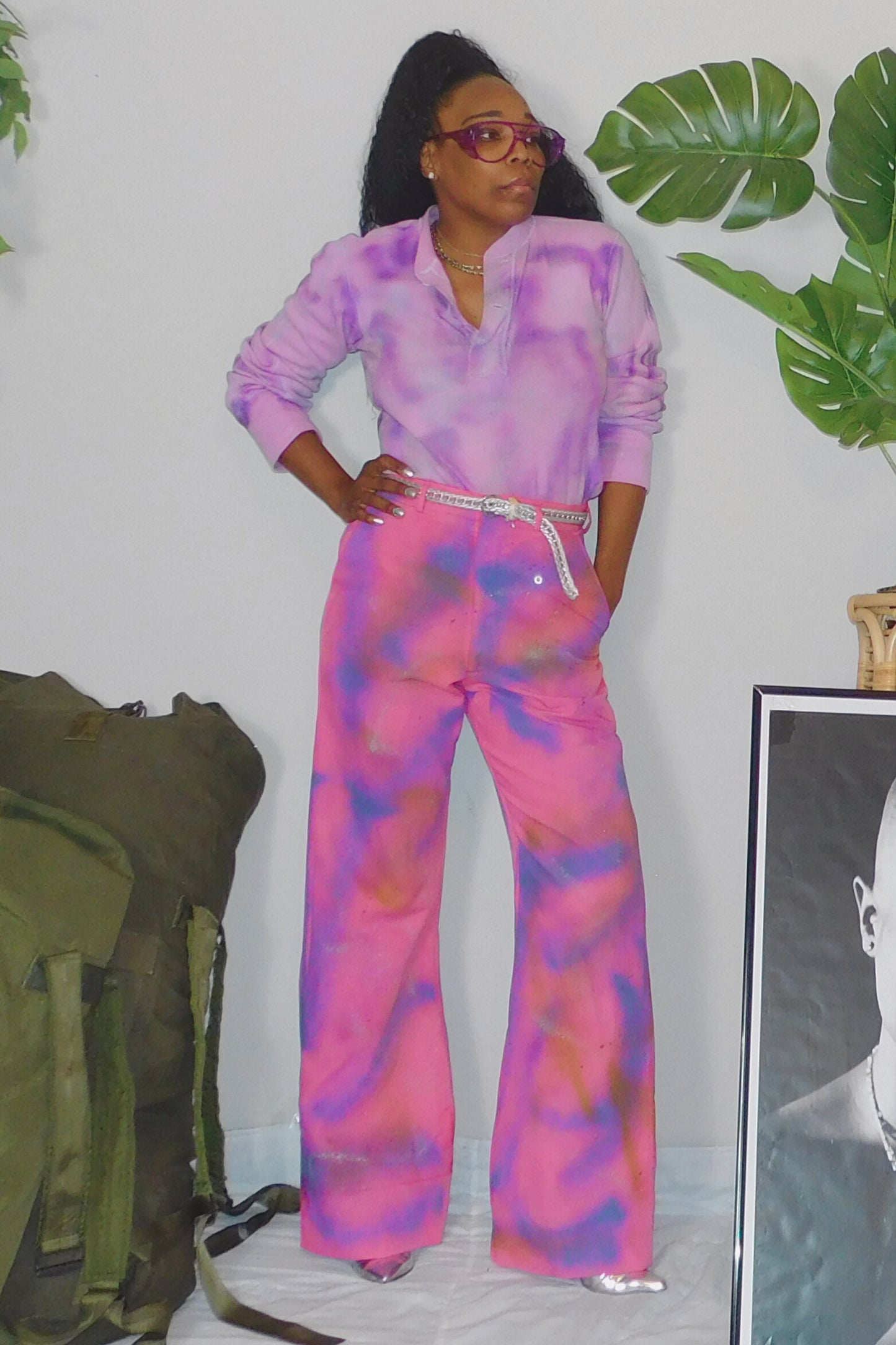 SOLDIER OF FORCE Lavender Dreams! Long John Top