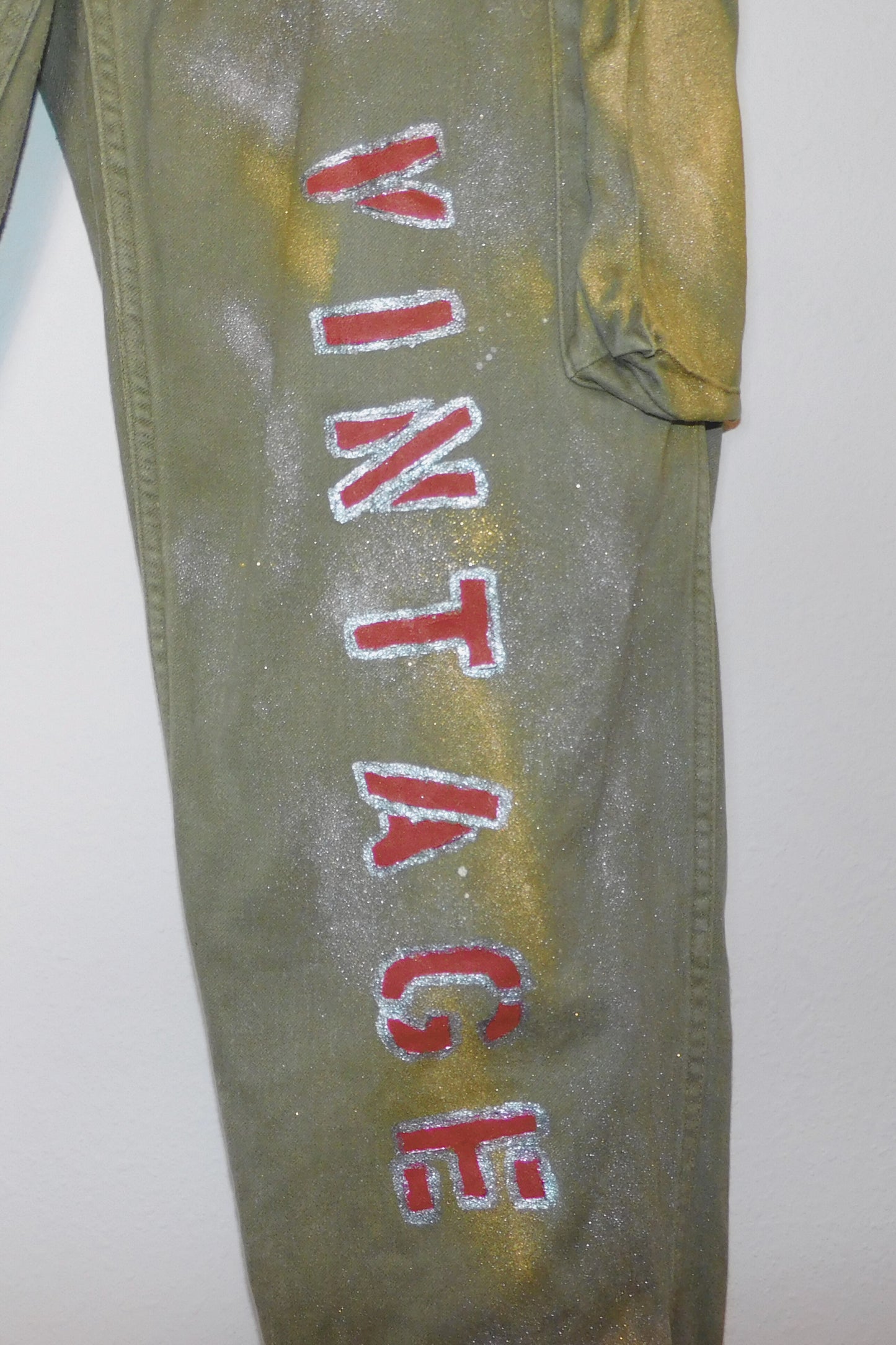 SOLDIER OF FORCE We Ready! Metallic Cargo Pant