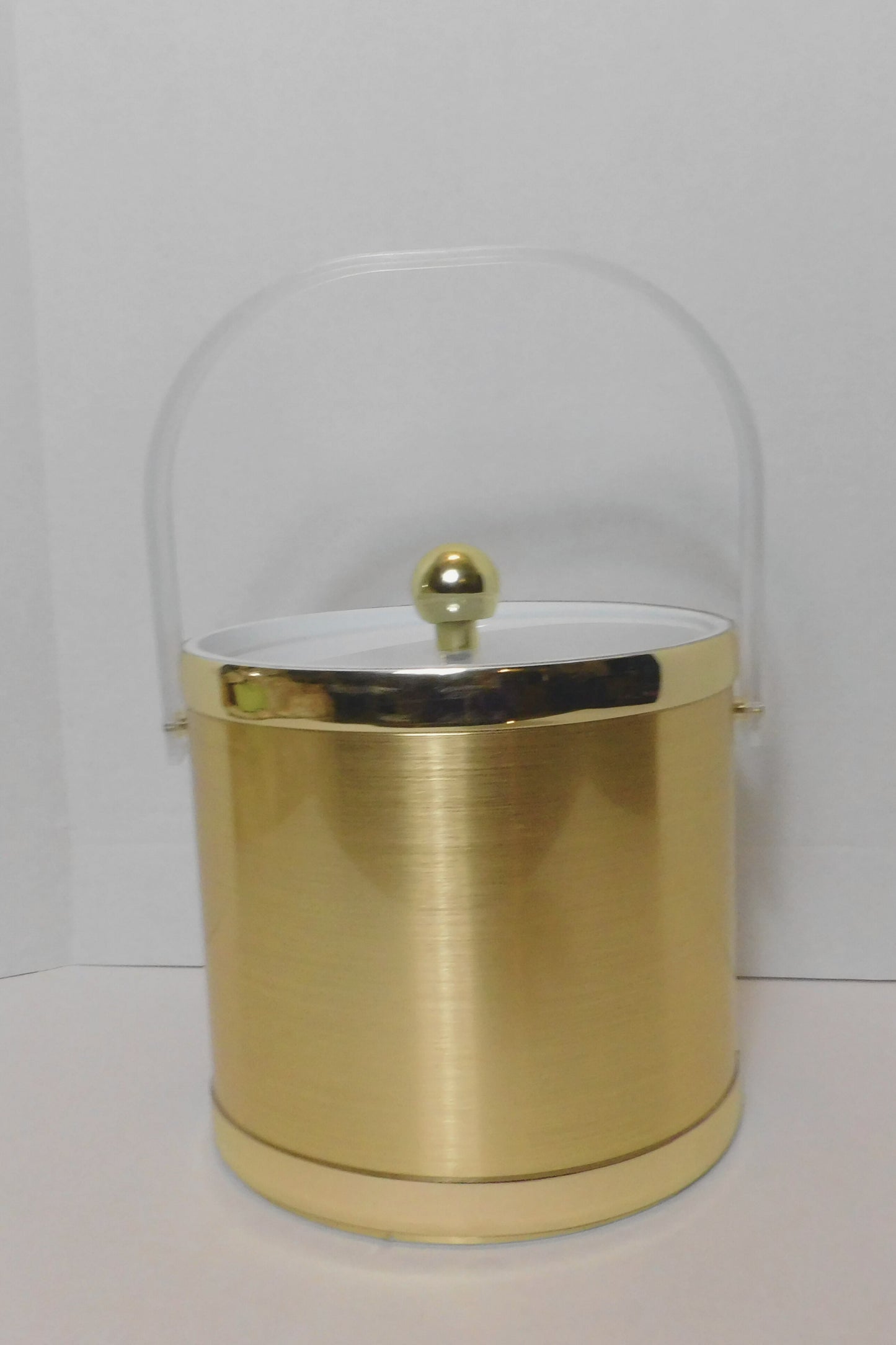 Vintage 80s Gold Ice Bucket
