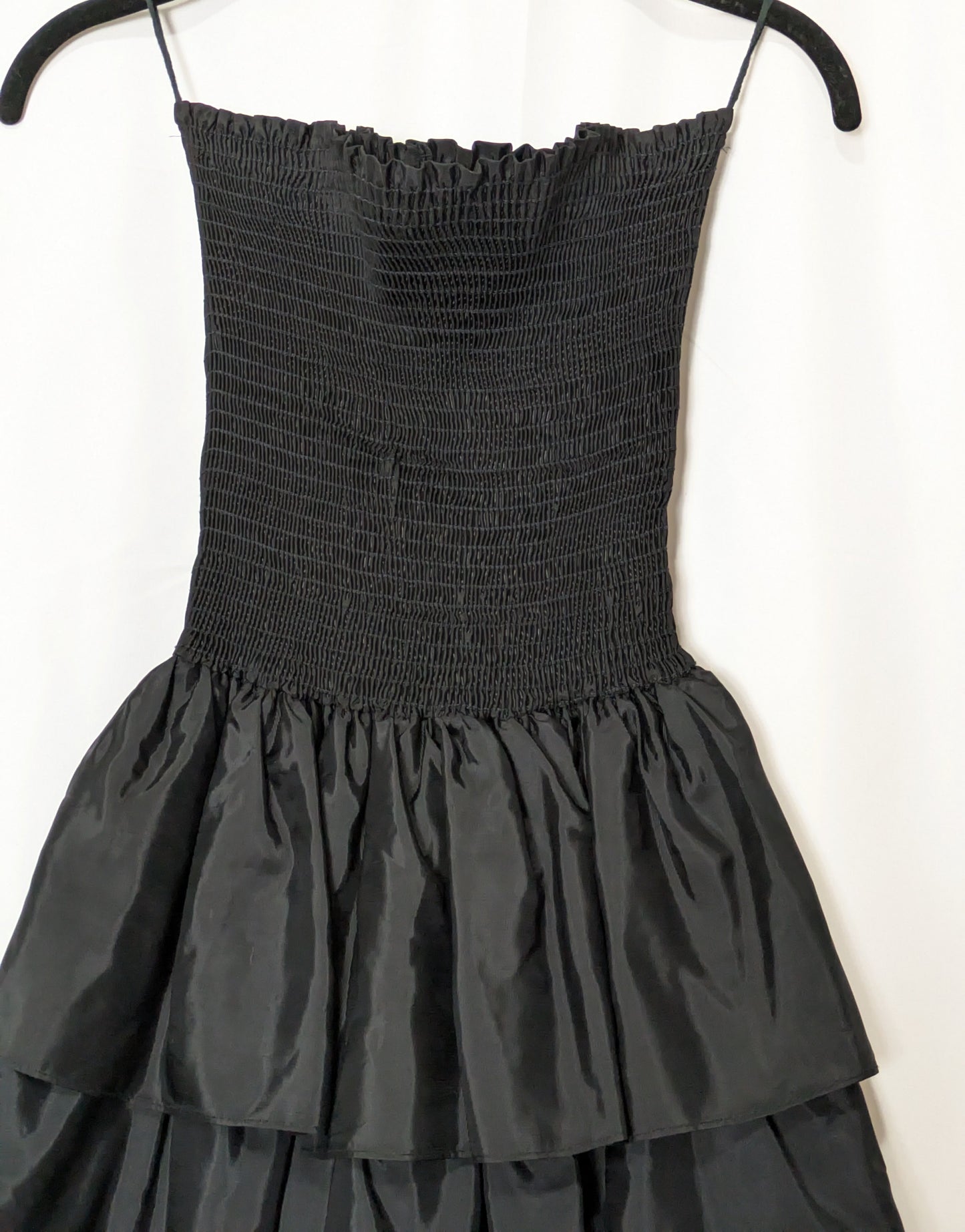 Girls Just Wanna Have Fun Tiered Skirt Strapless Dress