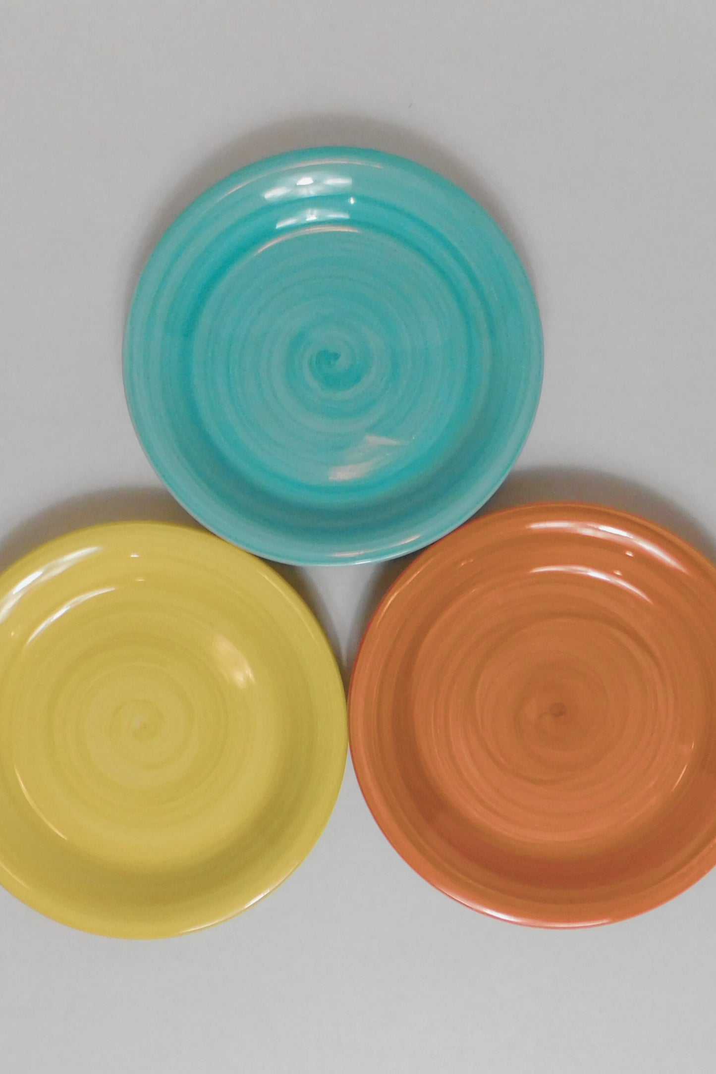 Citrus Grove Swirl Saucers