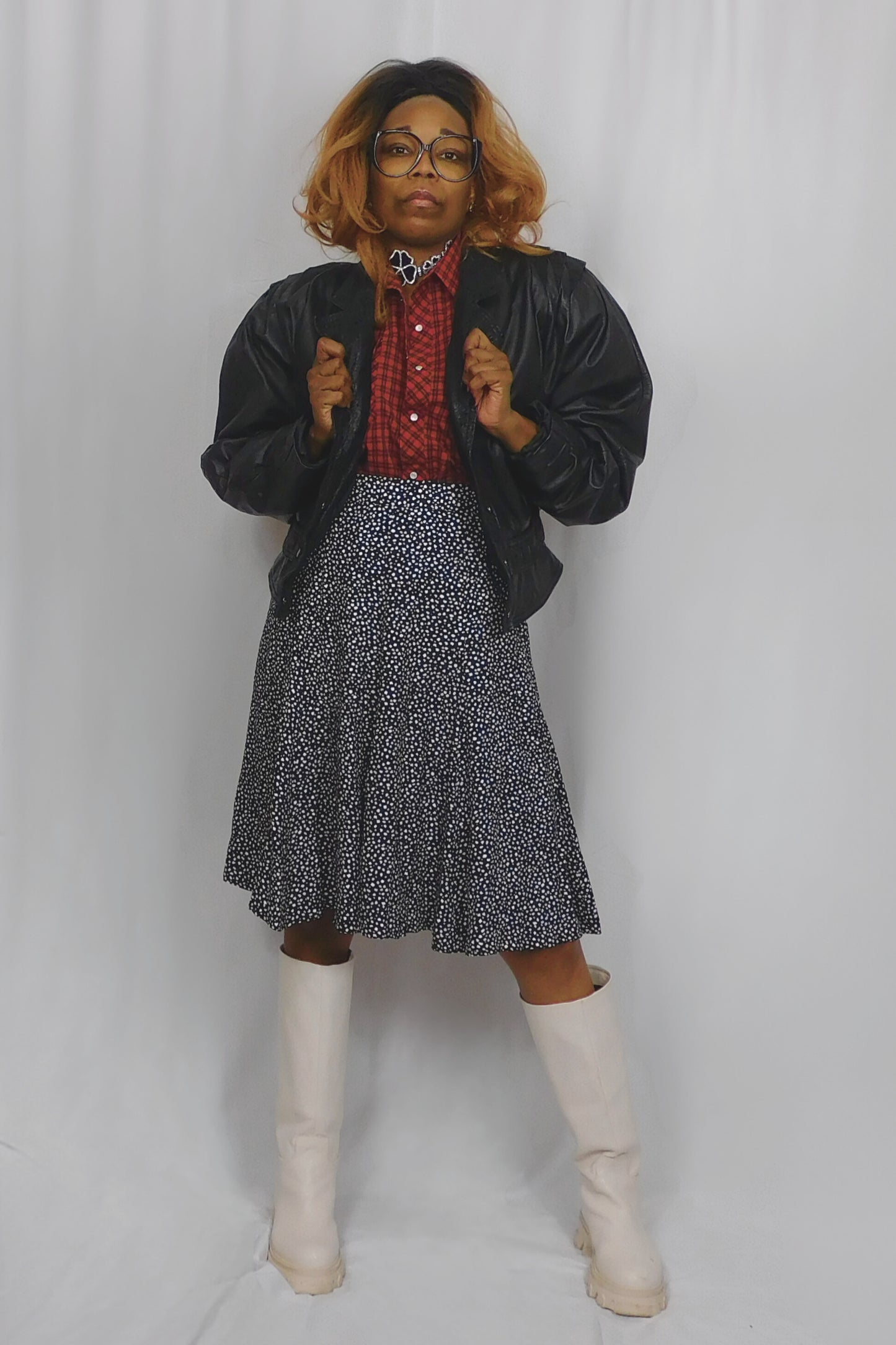 Rock It Like Roc G-III Cropped Leather Jacket