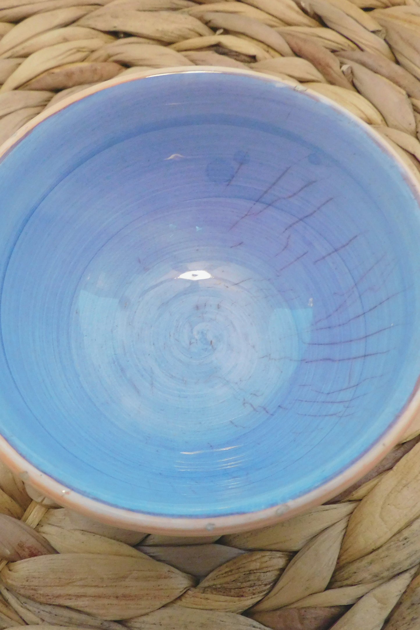 Rondo Hand Painted Striped Collection Mini Bowl