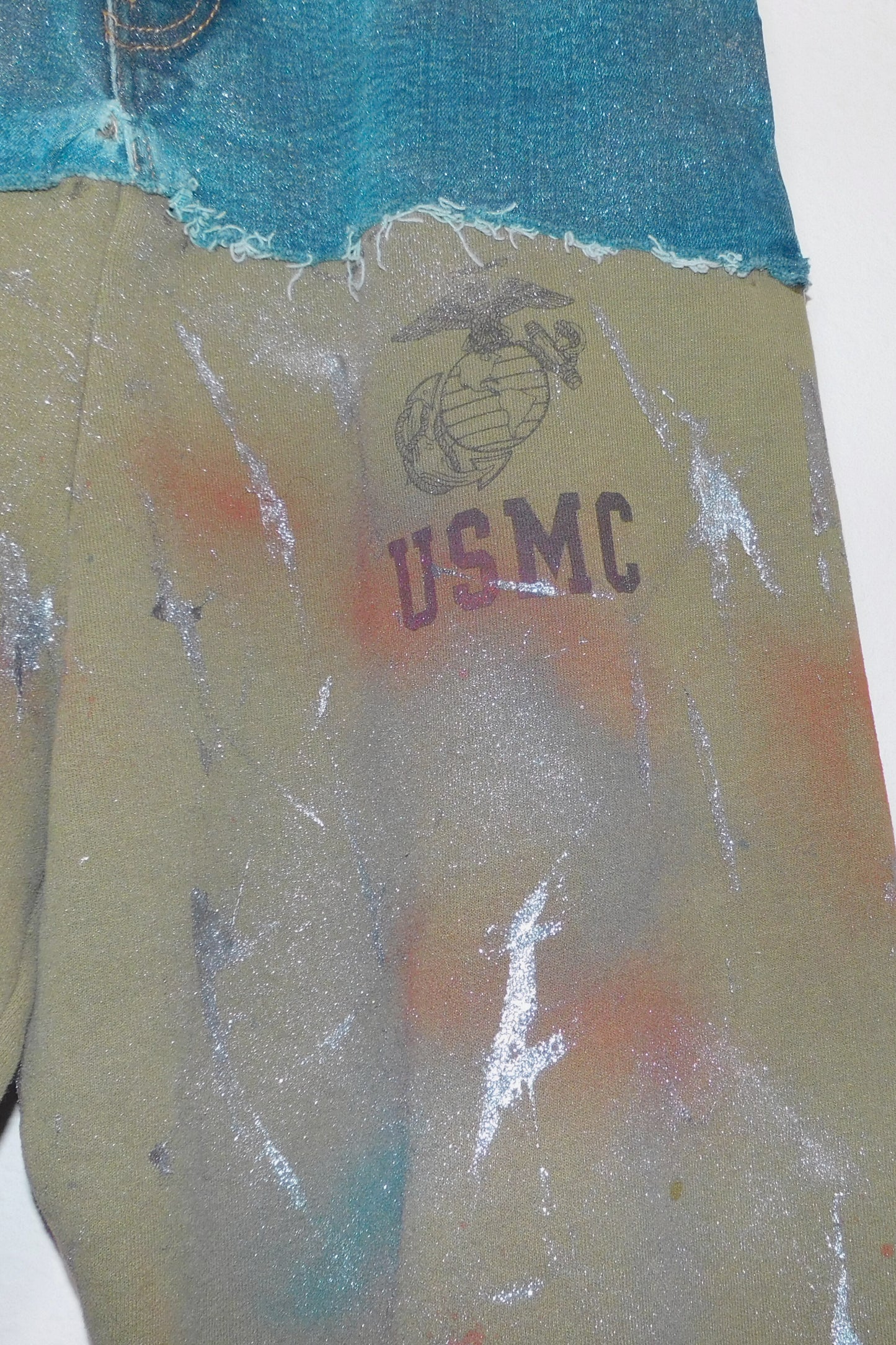 SOLDIER OF FORCE Rotten To The Core! Denim Sweatpants