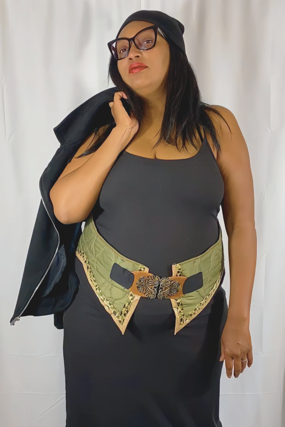 SOLDIER OF FORCE x B'OK Media Life Lock It Quilted Belt