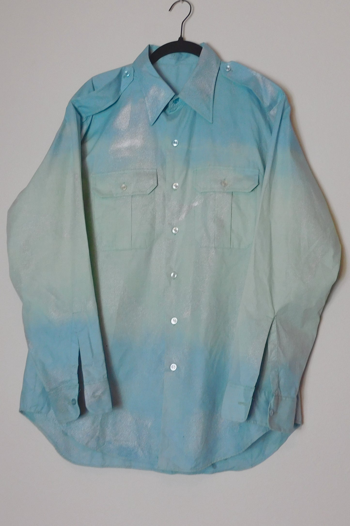 SOLDIER OF FORCE Voice Of An Angel Ombre Button Up Top