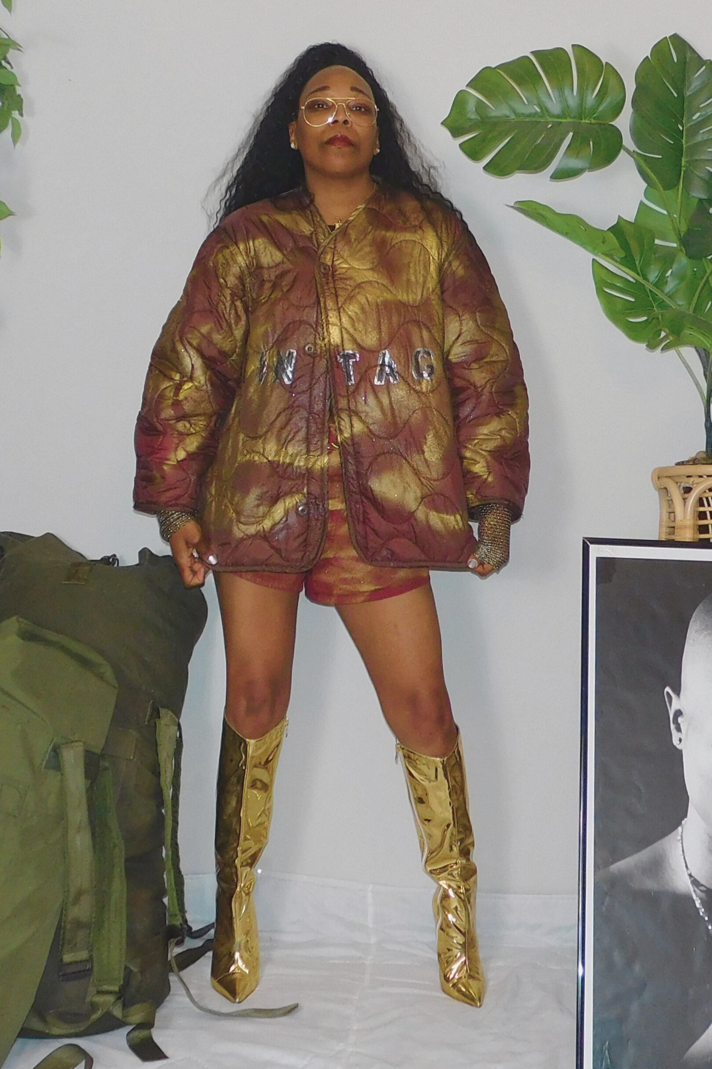 SOLDIER OF FORCE Keeping Me Warm! Quilted Jacket