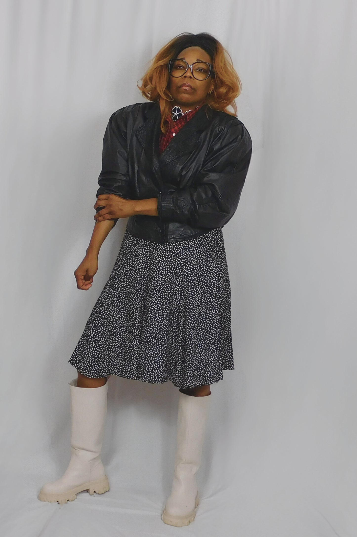 Rock It Like Roc G-III Cropped Leather Jacket