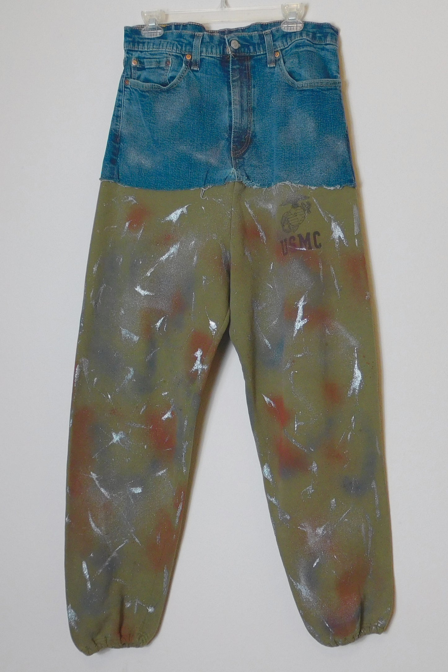 SOLDIER OF FORCE Rotten To The Core! Denim Sweatpants