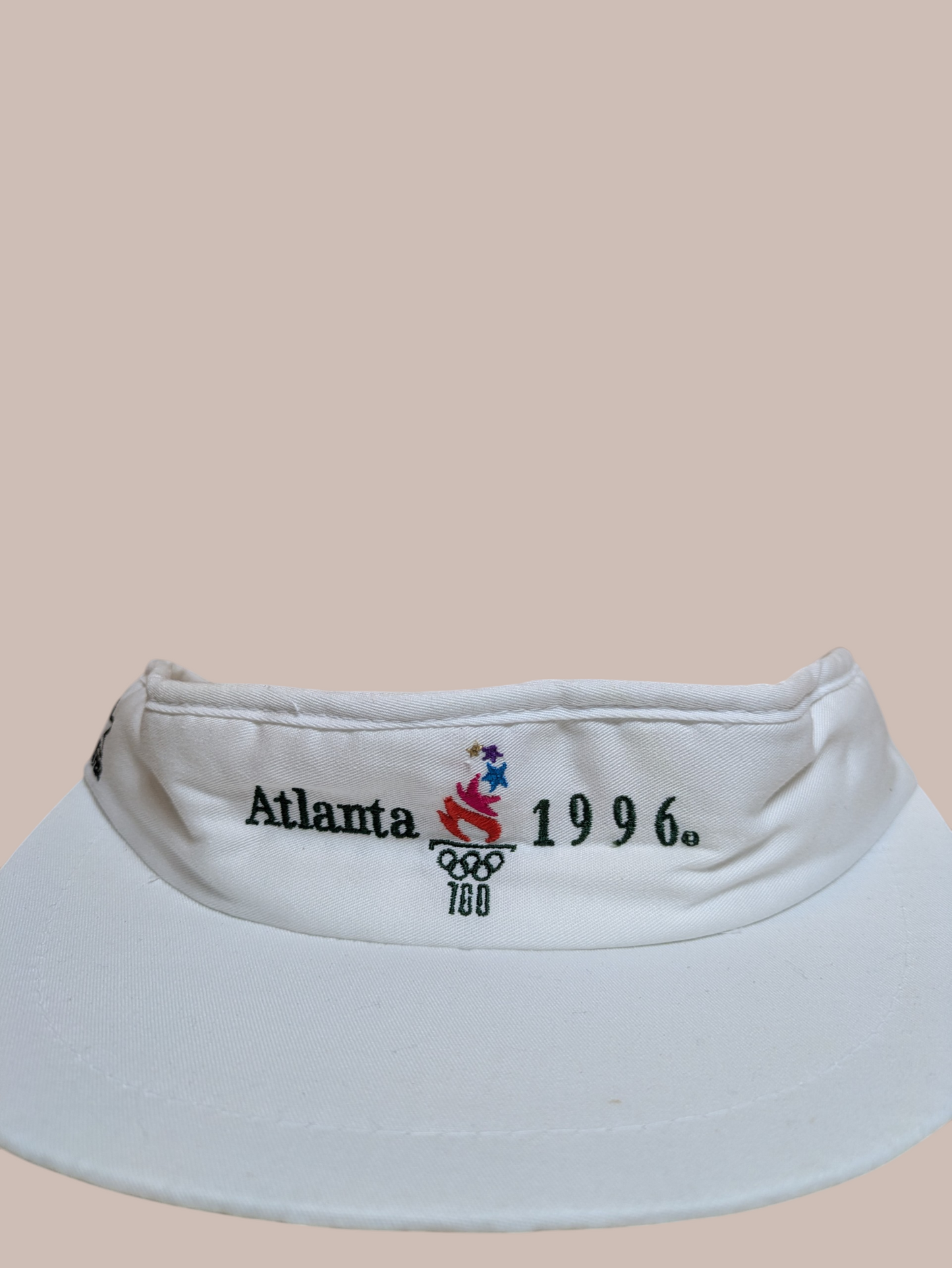 1996 Atlanta Olympics White Visor