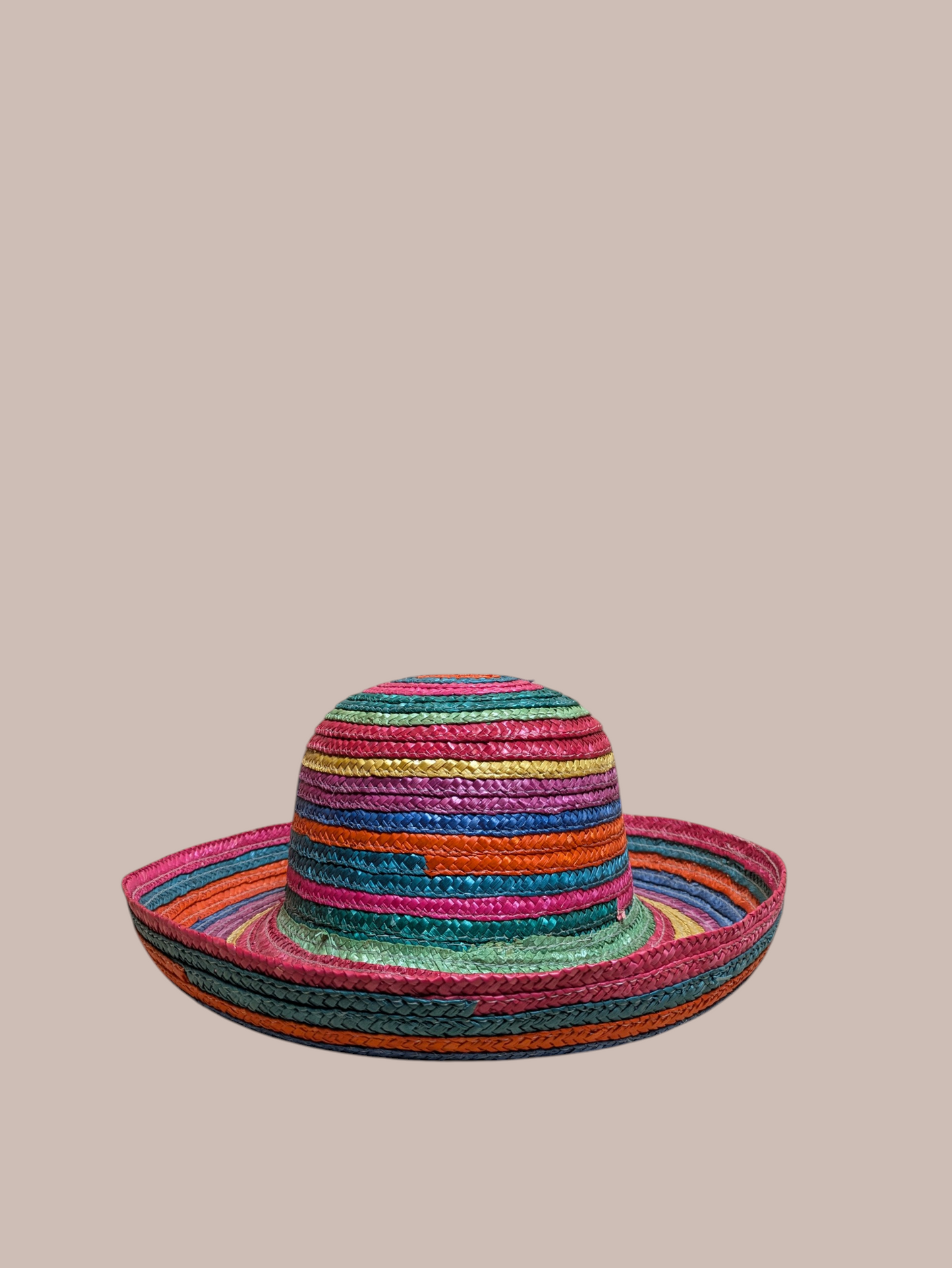 Rainbow Colorful Straw Hat