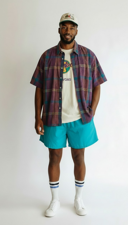 John Henry Full Cut Plaid Button-up Shirt