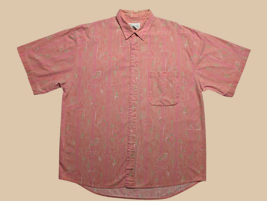 J.Rigging Tropical Print Button-up Shirt