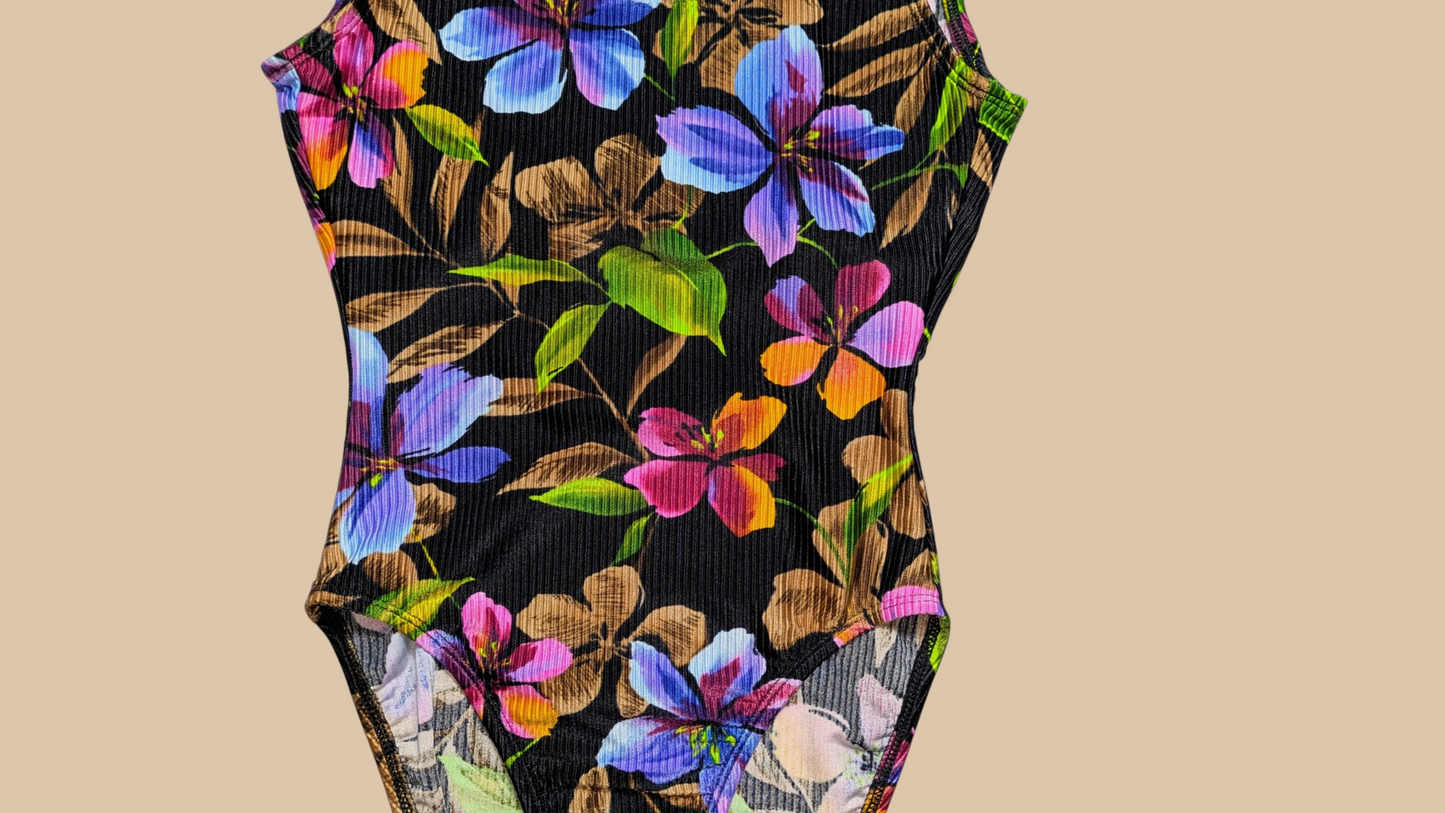 90s Catalina Floral One-piece Swimsuit
