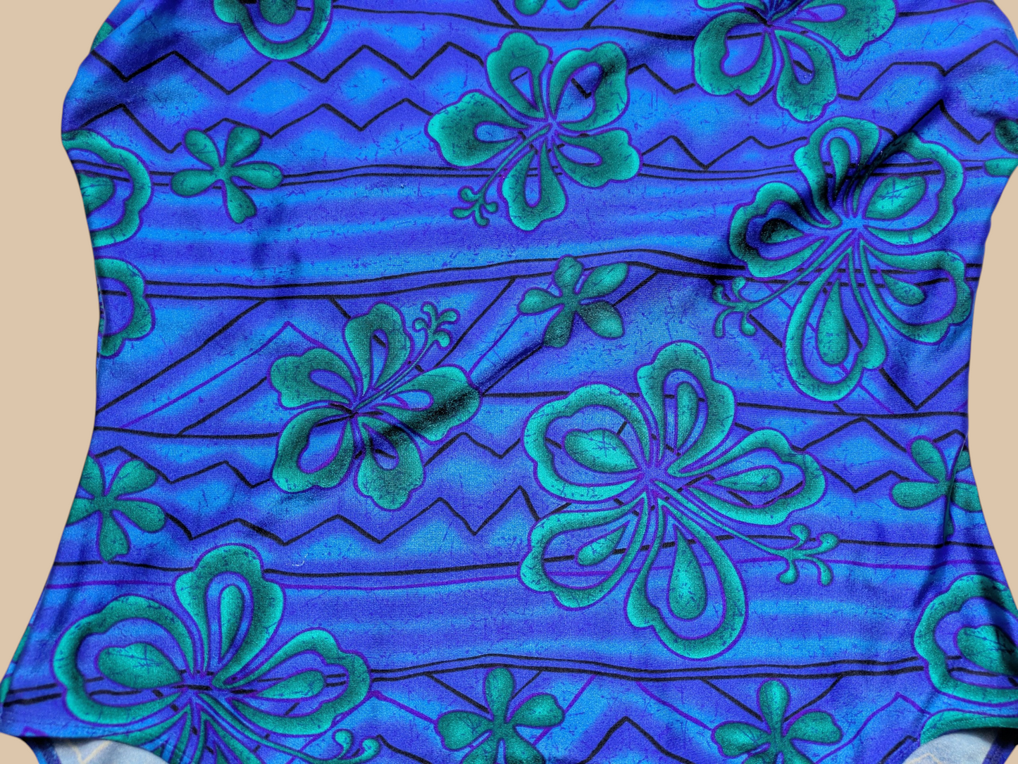 Islander 90s Tropical Print One-piece Swimsuit