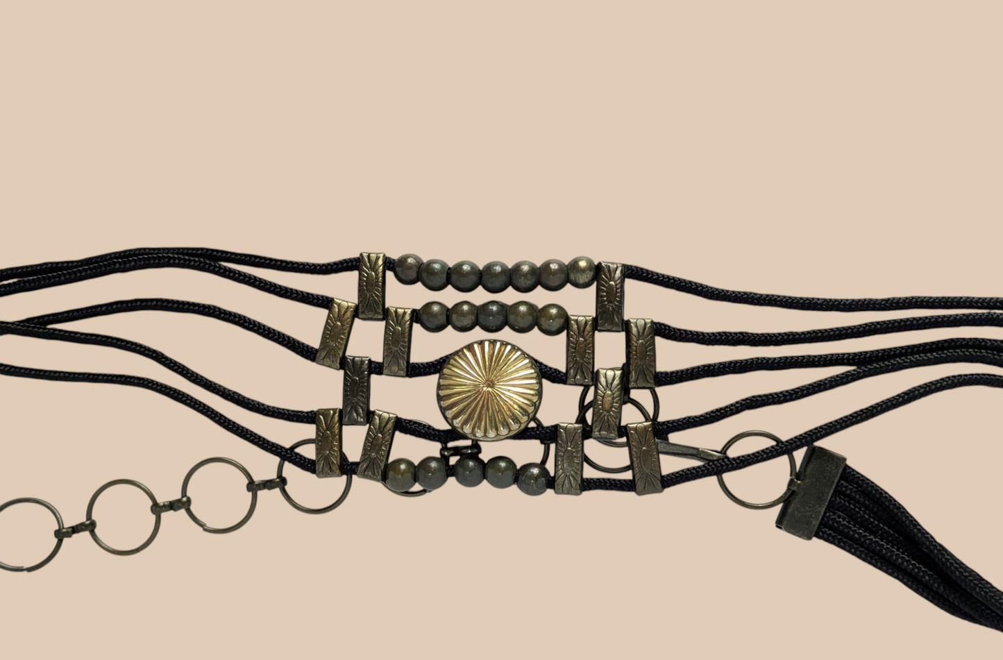 80s Bohemian-Style Multi-strand Belt