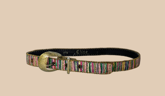 80s Elite Boho Tapestry Belt