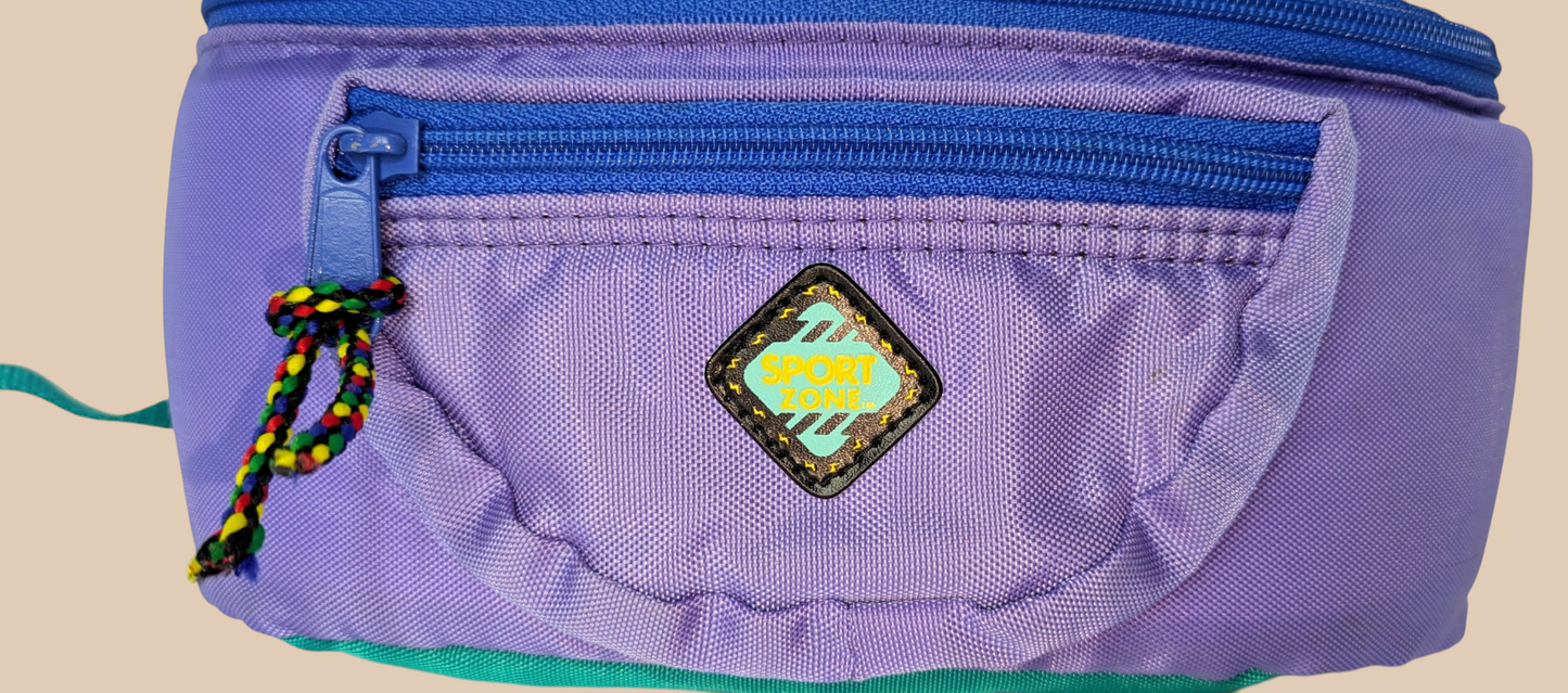 90s Sport Zone Color block Fanny Pack