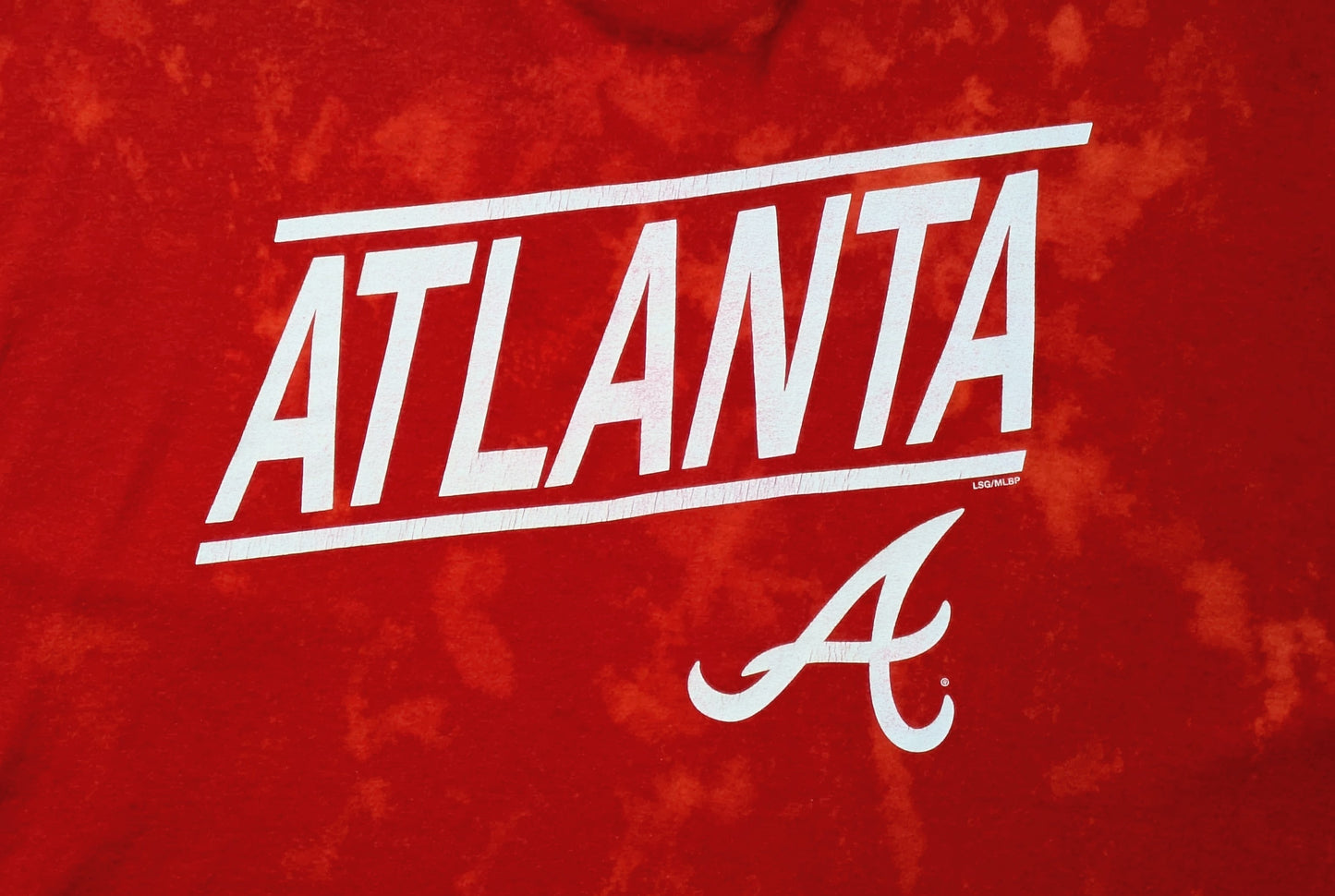Genuine Merchandise "Atlanta" Bleached Out Crop Tee