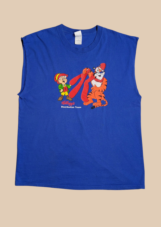 Y2K Kellogg's Distribution Team Muscle Tee