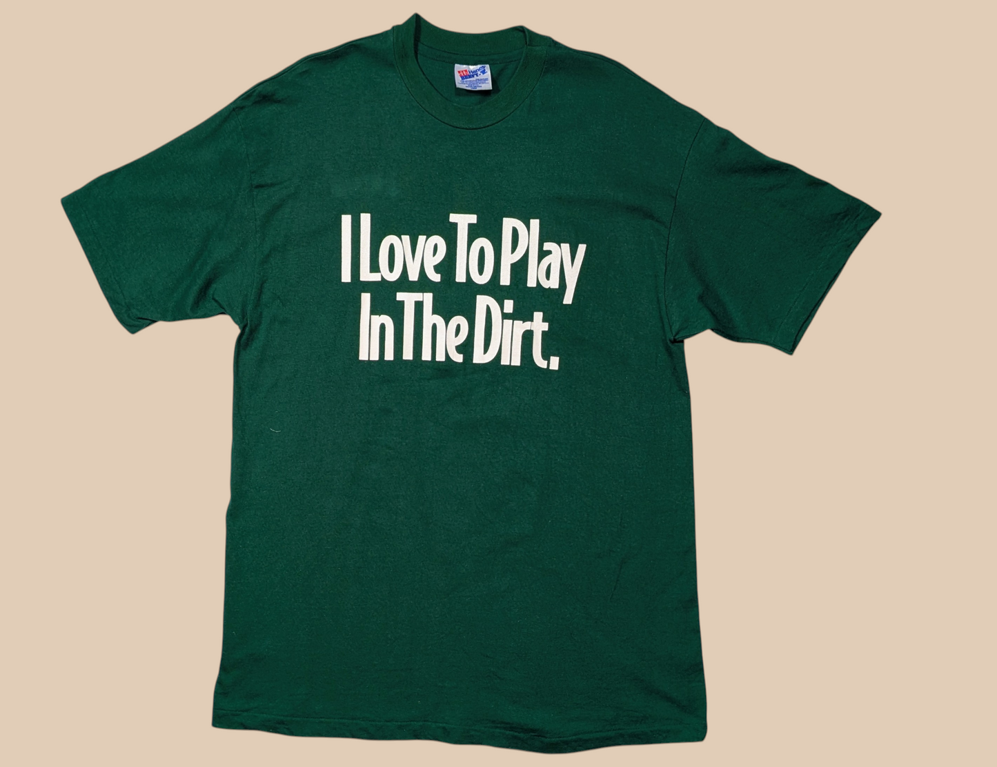 80s I Love To Play In The Dirt Tee