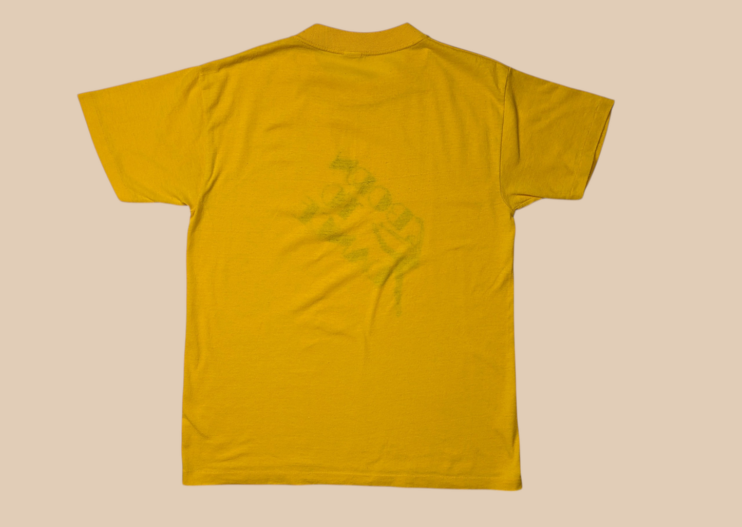 80s Yellow Born To Dance Tee