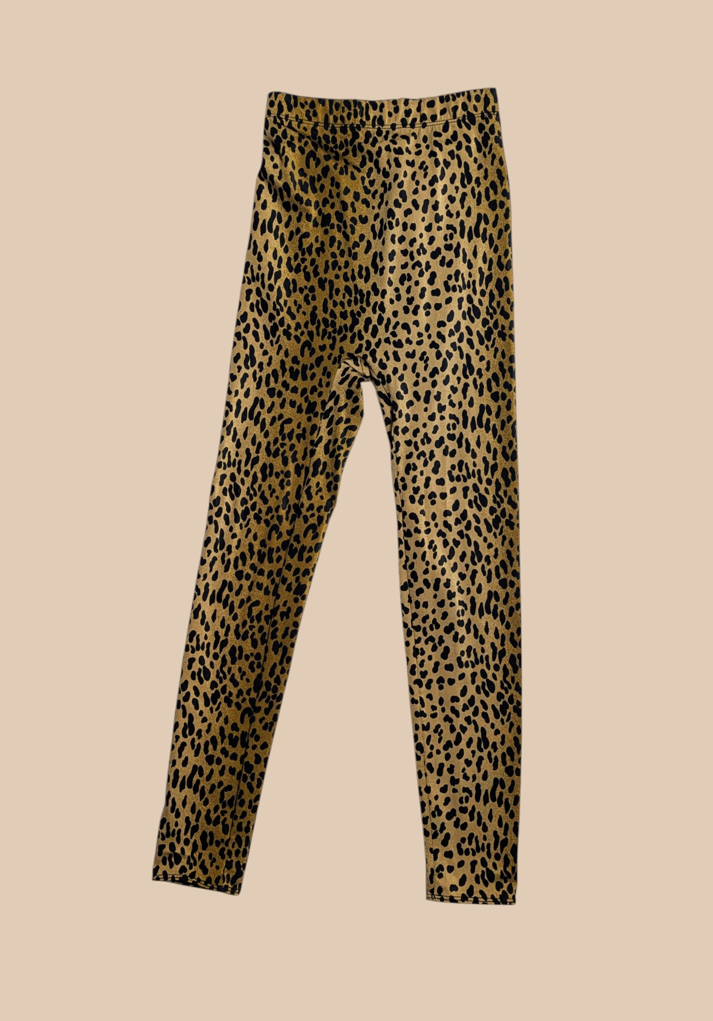 80s Parklane Leopard Print Crop Top and leggings Set