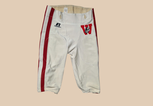 Vintage Russell Athletic Football Pants with W Logo Patch