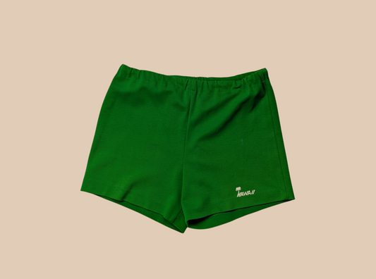 70s Green Hawaii Sports Shorts