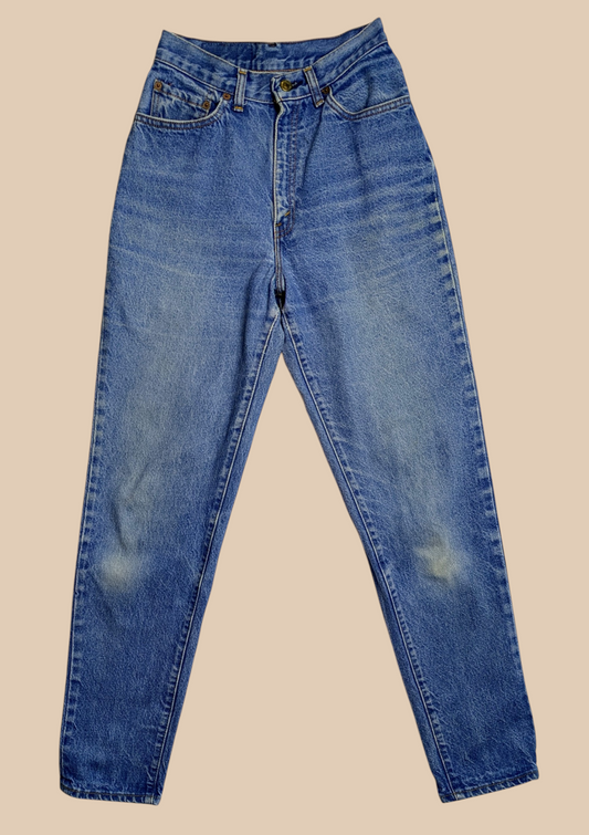 80s Levi's Medium Wash 505 Regular Fit Straight Leg Jeans