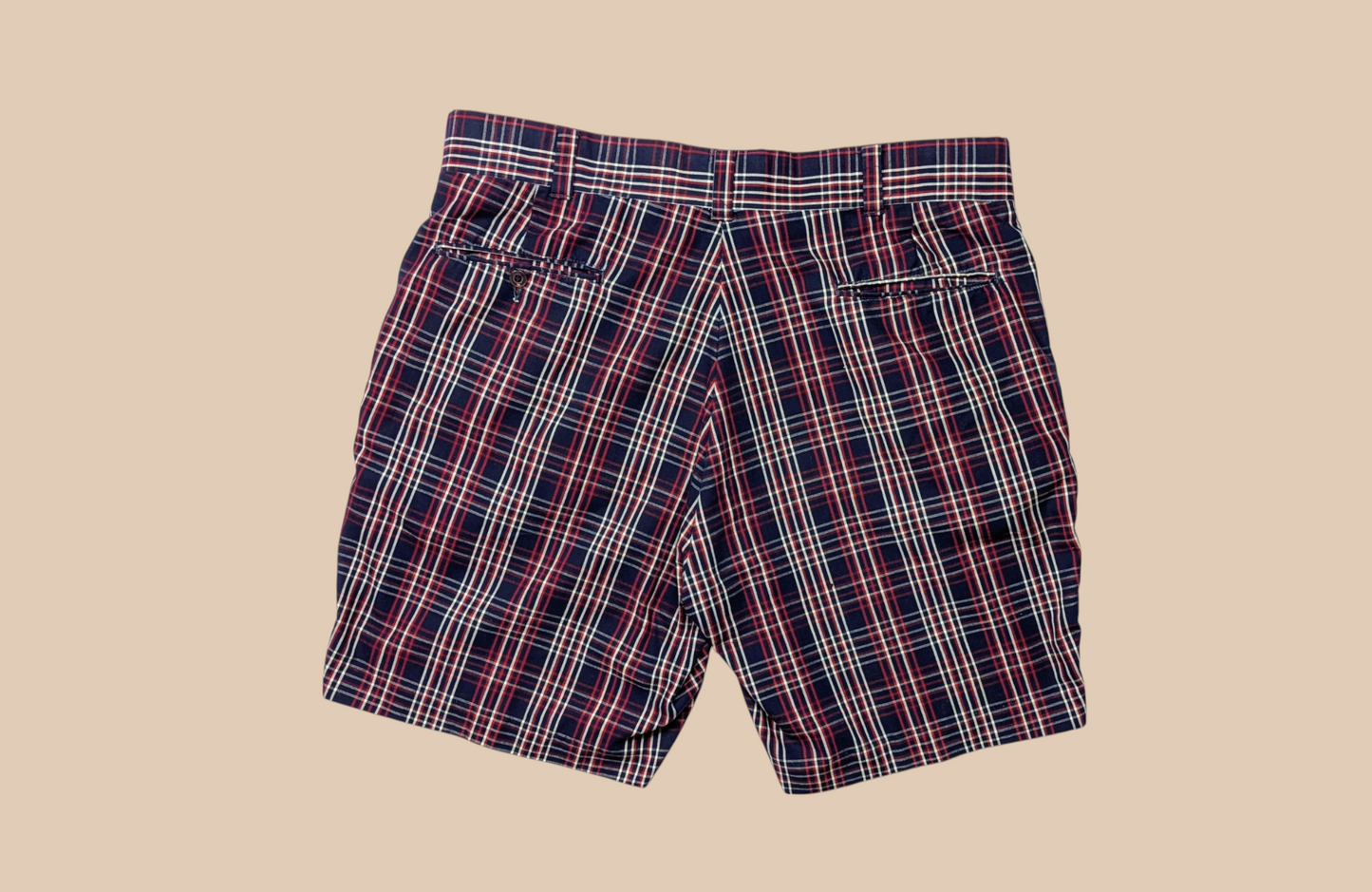 70s Wrangler Plaid Shorts
