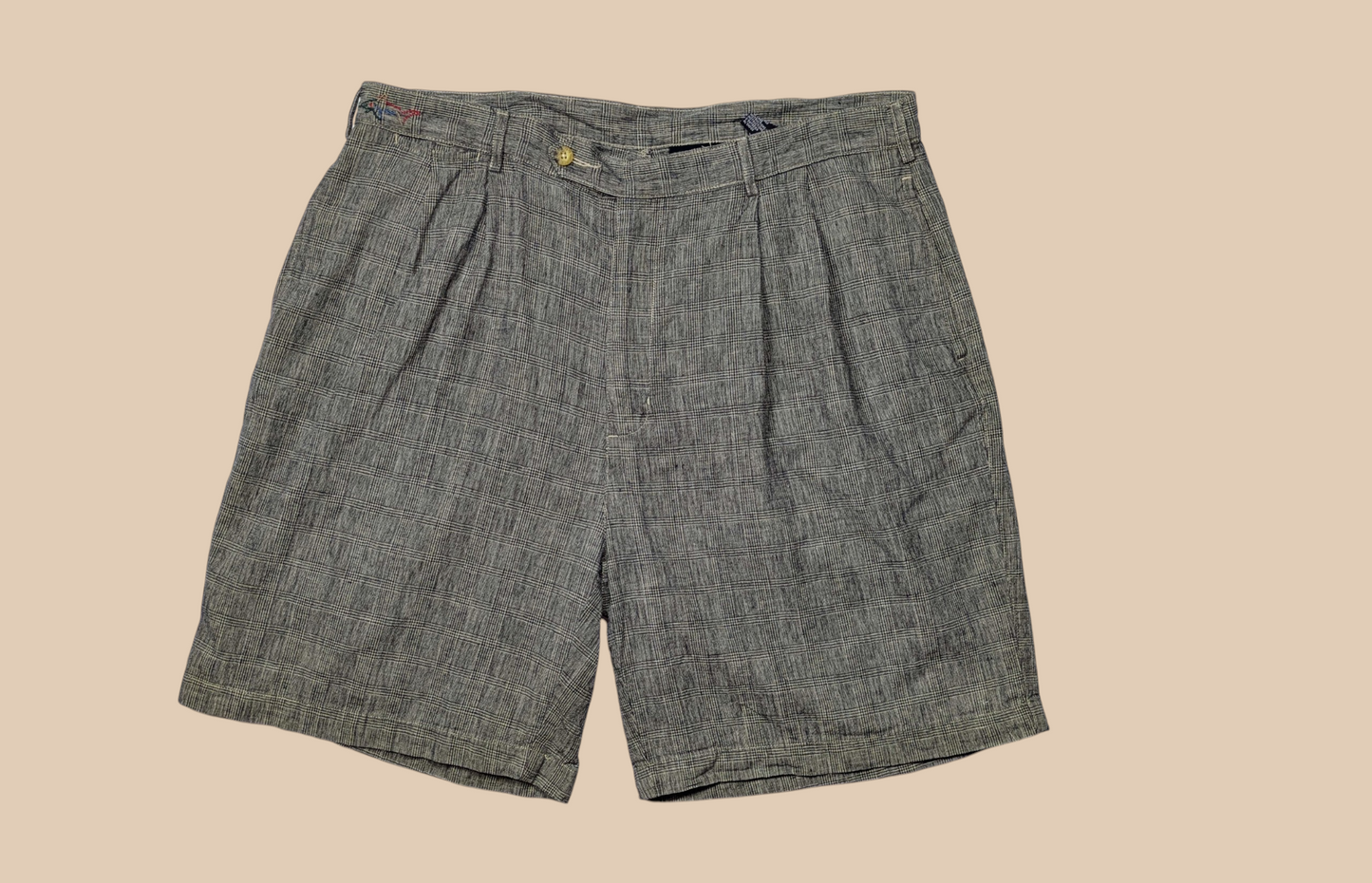 90s Greg Norman Collection Plaid Shorts