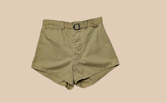 40s US Military Khaki Physical Training Shorts