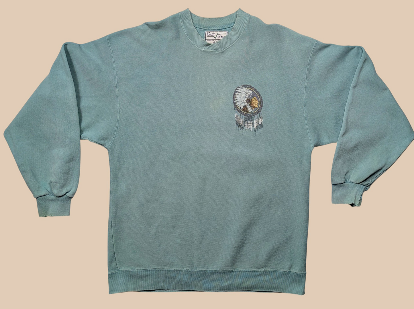 90s Galt Sands Native American Graphic Sweatshirt