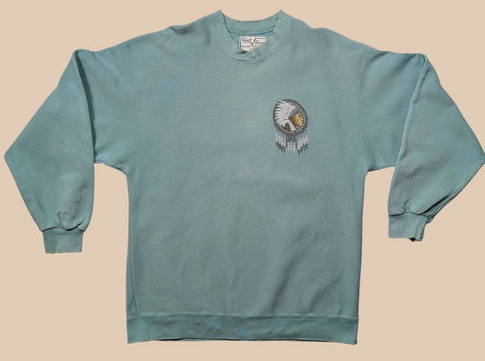90s Galt Sands Native American Graphic Sweatshirt