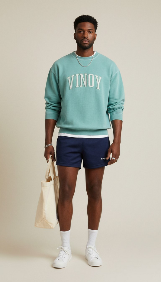 90s Oarsman 913 "VINOY" Collegiate Sweatshirt